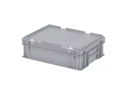 Stapelbak met deksel Euronorm 400x300x133 mm 11 liter