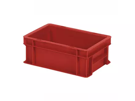 Stapelbak Euronorm 300x200x118 mm 5 liter rood