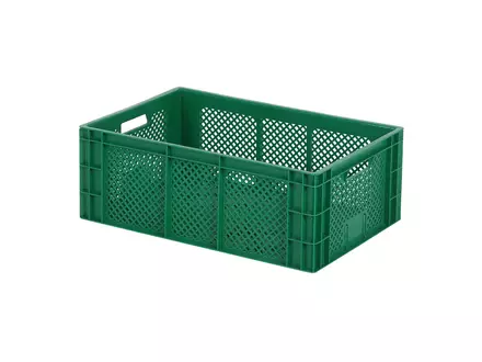 Stapelkrat Euronorm RX 600x400x223 mm 43,5 liter groen