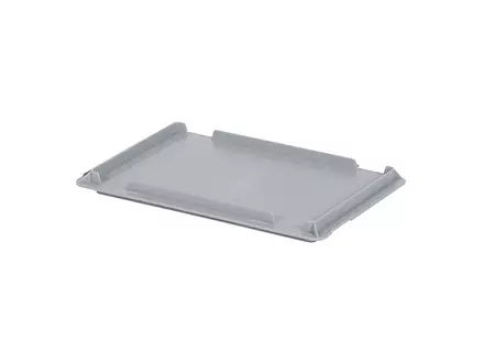 Schanierdeksel Euronorm voor stapelbak 300x200 mm grijs