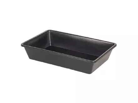 Opvangbak nestbaar 600x400x120 mm 20 liter zwart