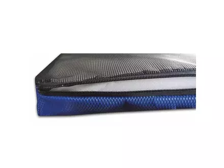 Desinfectiemat ZIP zwart-blauw