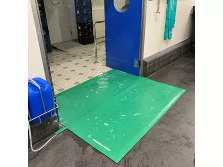 Flexxomat FT desinfectiemat voor intensief zwaar intern transport 200x200 cm