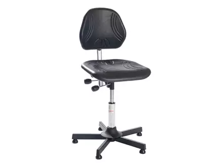 Werkstoel Comfort Low PU-schuim zwart