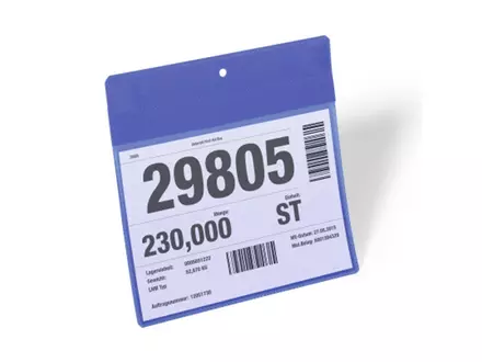 A5-documenthouder liggend magnetisch blauw