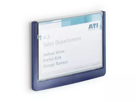 Durable deurbord Click Sign 149x105,5 mm blauw