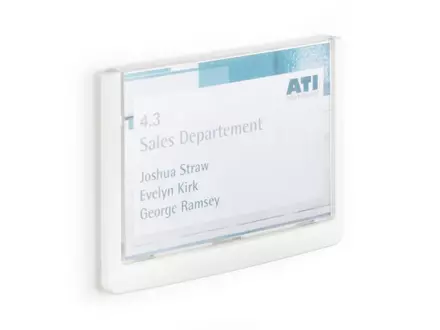 Durable deurbord Click Sign 149x105,5 mm wit