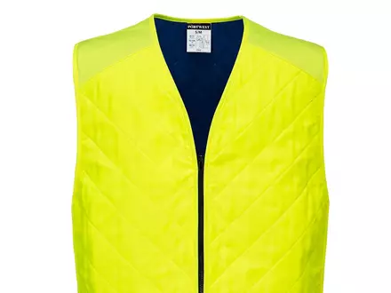Portwest CV09 koelvest mouwloos fluo geel