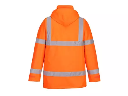 Portwest S460 Hi-Vis verkeersjack met capuchon fluo geel