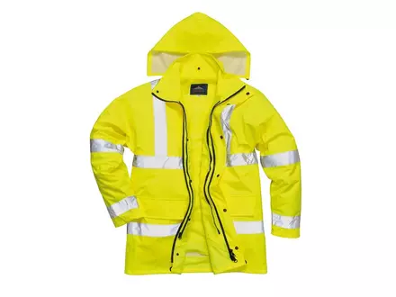 Portwest S468 Hi-Vis 4-in-1 verkeersjack met capuchon