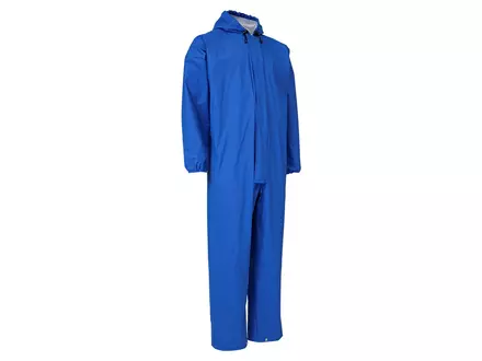 Elka Pro coverall spuitoverall met capuchon nylon PU korenblauw