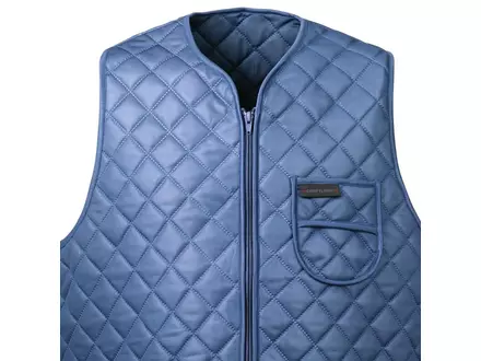 Thermo-vest polyester marineblauw