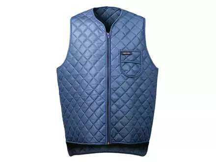 Thermo-vest polyester marineblauw