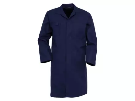 HaVeP 4023 stofjas lang model marineblauw