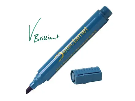 Detectamet whiteboard marker detecteerbaar beitelvormige punt