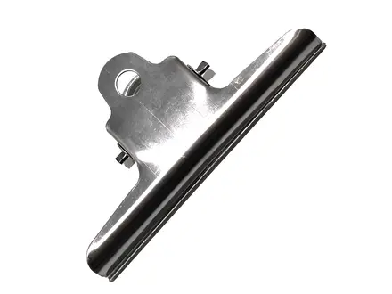 Detectamet RVS papierklem Bulldog 145 mm