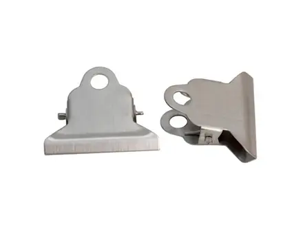 Detectamet RVS papierklem Bulldog 75 mm