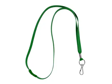 Detectamet keycord detecteerbaar 480 mm groen