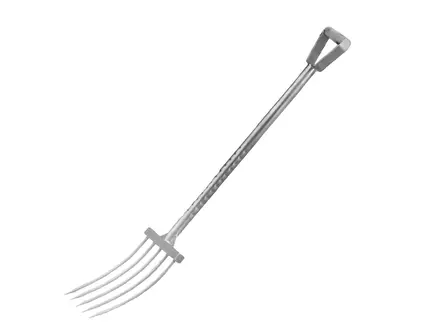 Riek RVS met D-greep steel 1080 mm