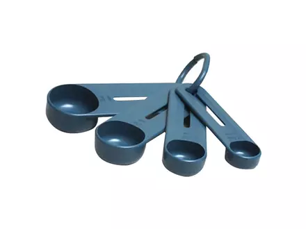 Maatlepels detecteerbaar 2,5-5-10-15 ml blauw