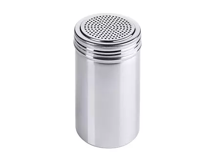 Strooier RVS met schroefdeksel 2 mm gaten 300 ml