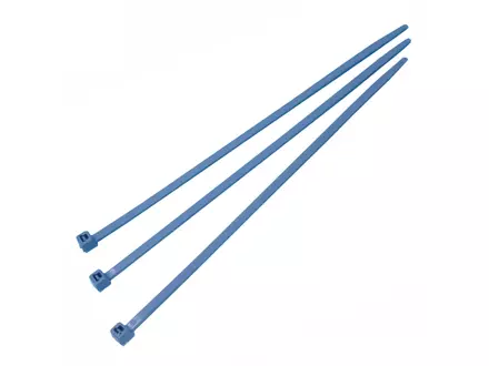 HellermannTyton 111-00937 PA66MP bundelband hersluitbaar detecteerbaar 250x4,6 mm blauw