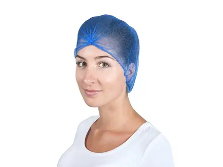 Detectamet disposable haarnet detecteerbaar 55 cm fijne micromazen