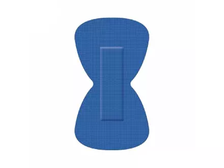 Detectaplast 8245 Elastic vlinderpleisters detecteerbaar blauw 68x38 mm