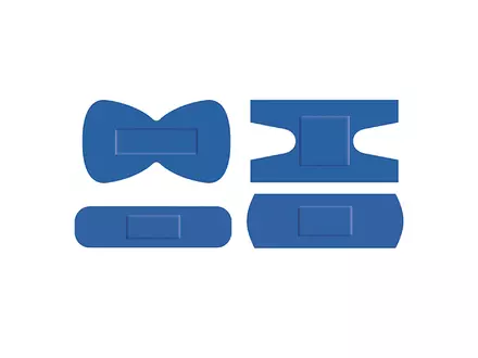 Detectaplast 8142E Elastic pleisters detecteerbaar blauw 180x30 mm mix