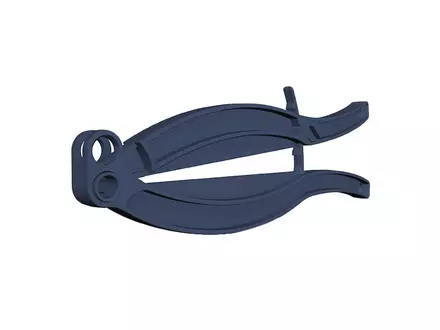 WeLoc Gripper POM 100/150 FD zakafsluiter detecteerbaar blauw