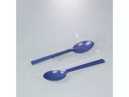Monsterlepels steriel detecteerbaar 2.5 ml PS blauw 127 mm