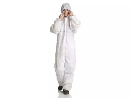 ProSafe LIGHT wegwerpoverall met capuchon wit