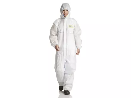 ProSafe LIGHT wegwerpoverall met capuchon wit