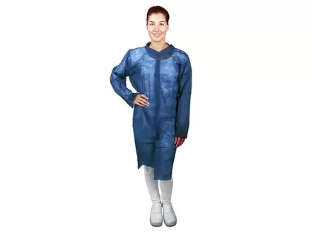 Hycare disposable bezoekersjas basic met klittenband non-woven PP