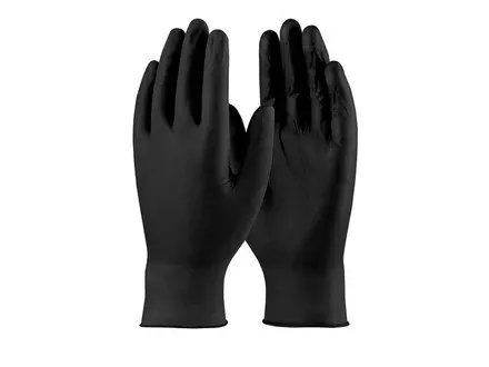 Hycare disposable handschoen nitril ongepoederd 240 mm zwart