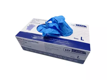 Hycare disposable handschoen nitril ongepoederd 240 mm groen