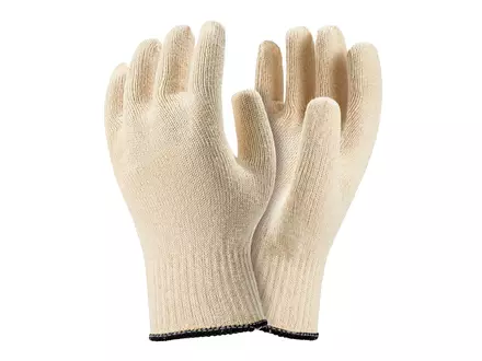 Disposable onderhandschoen heavy katoen rondgebreid