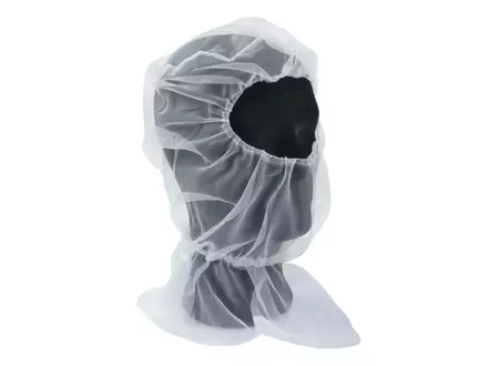 Disposable hoofdkap nylon micromaas astrocap super fijne mazen wit