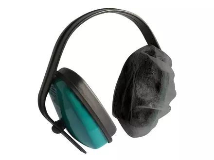 Hoes voor gehoorkap PP 18 cm zwart