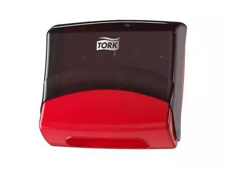 Tork Performance gevouwen reinigingsdoek dispenser W4 turquoise/wit