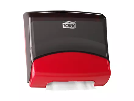 Tork Performance gevouwen reinigingsdoek dispenser W4 turquoise/wit