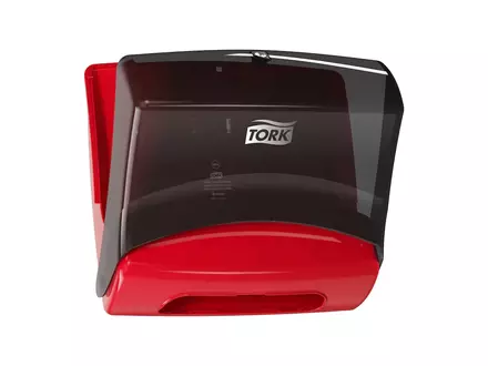 Tork Performance gevouwen reinigingsdoek dispenser W4 turquoise/wit