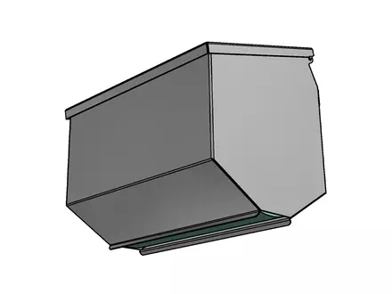 Dispenser RVS voor poetsdoekrol Blue Tex