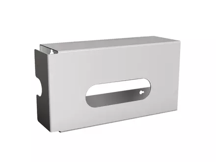 Handschoendispenser RVS horizontaal voor 1 dispenserdoos