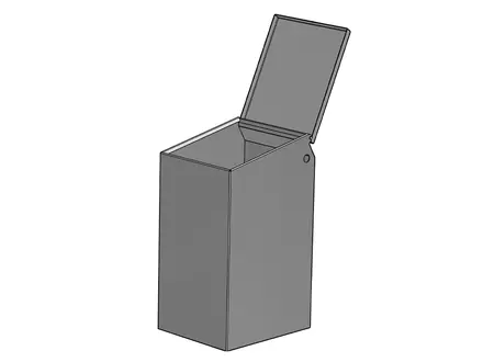 Jerrycanhouder RVS met gat voor 10 liter / 20 liter jerrycan