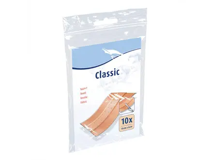 Pleisters textiel 10x6 cm