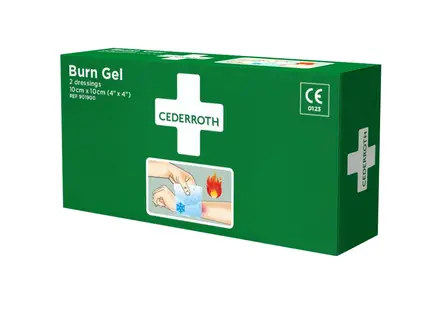 Cederroth 901900 brandwondenkompres gel 10x10 cm