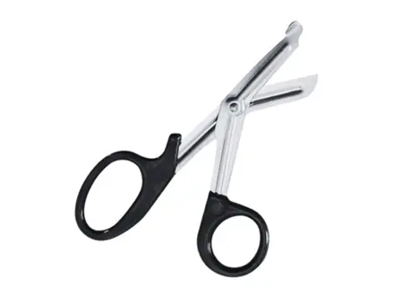 Verbandschaar RVS met kunststof greep 19 cm