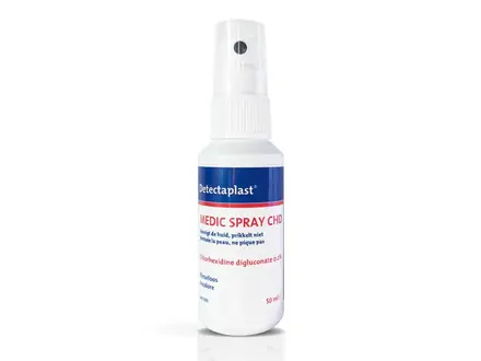 Wondontsmetter chlorhexidine Detectaplast Medic Spray CHD