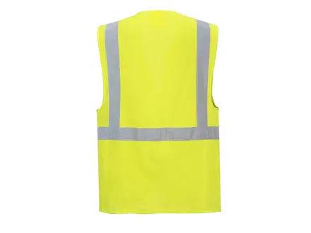 Portwest S476 Berlin Executive Hi-Vis veiligheidsvest fluo geel